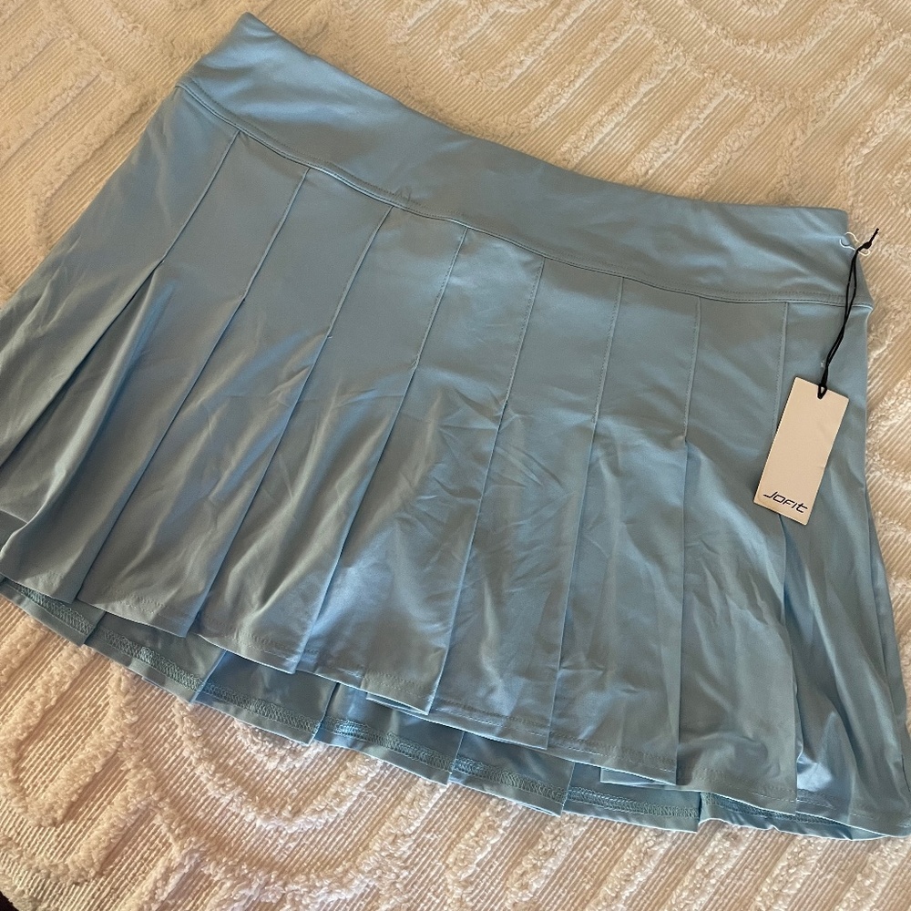 Jofit Light Blue Pleated Skort